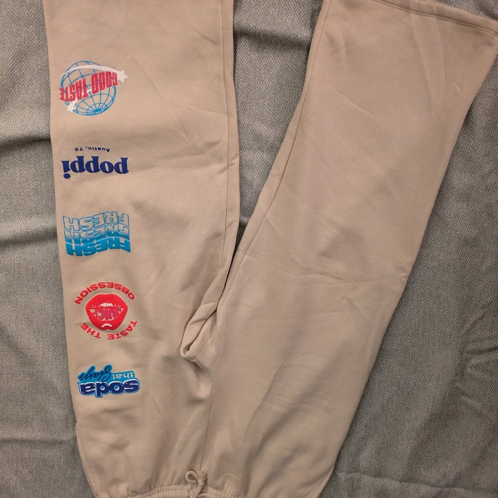 Women's Poppi Hoodie, Sweatpants and Cap Set - Cream and Pink - Picture 4 of 8